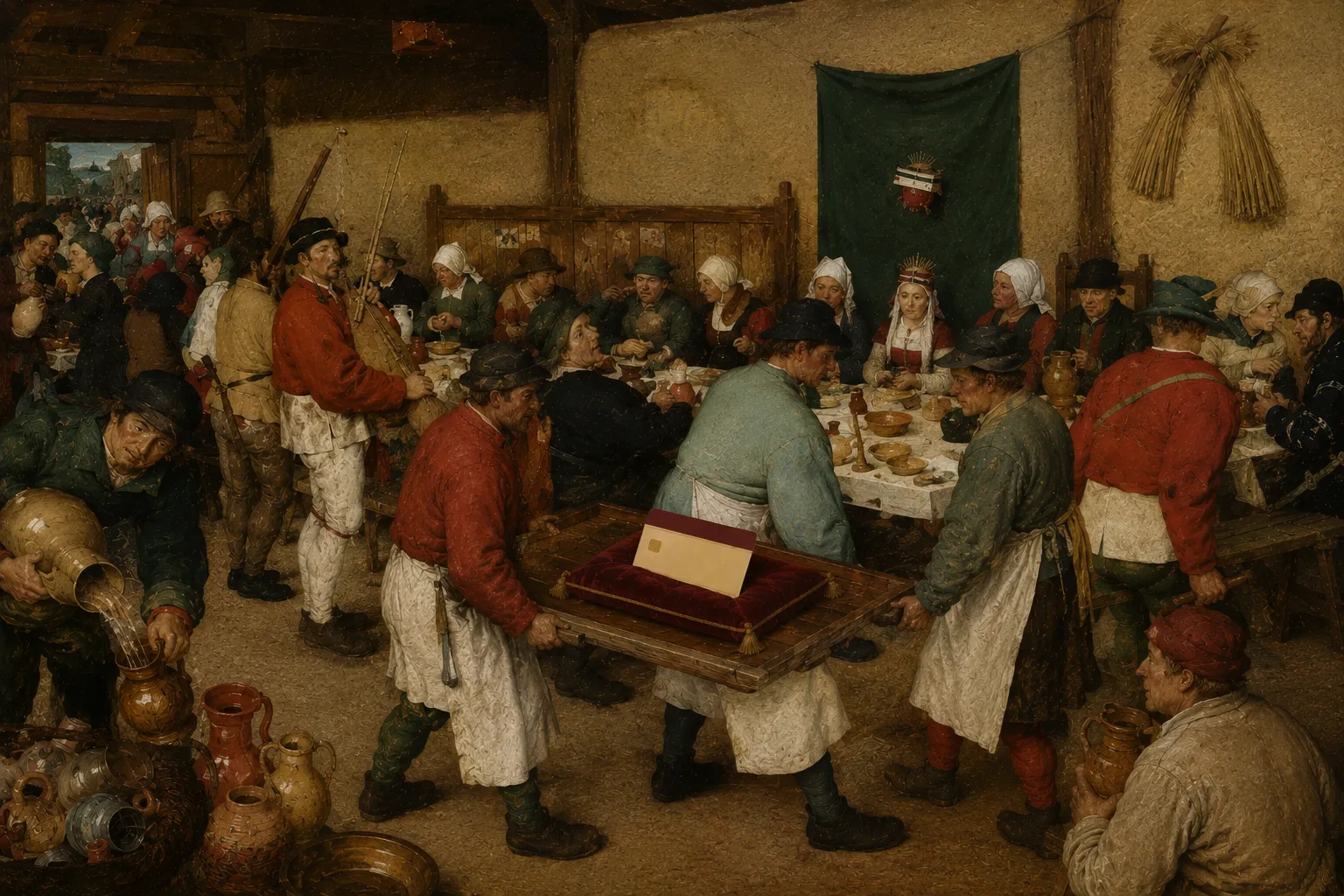 Vlaams feestschilderij met een fysieke museumpas